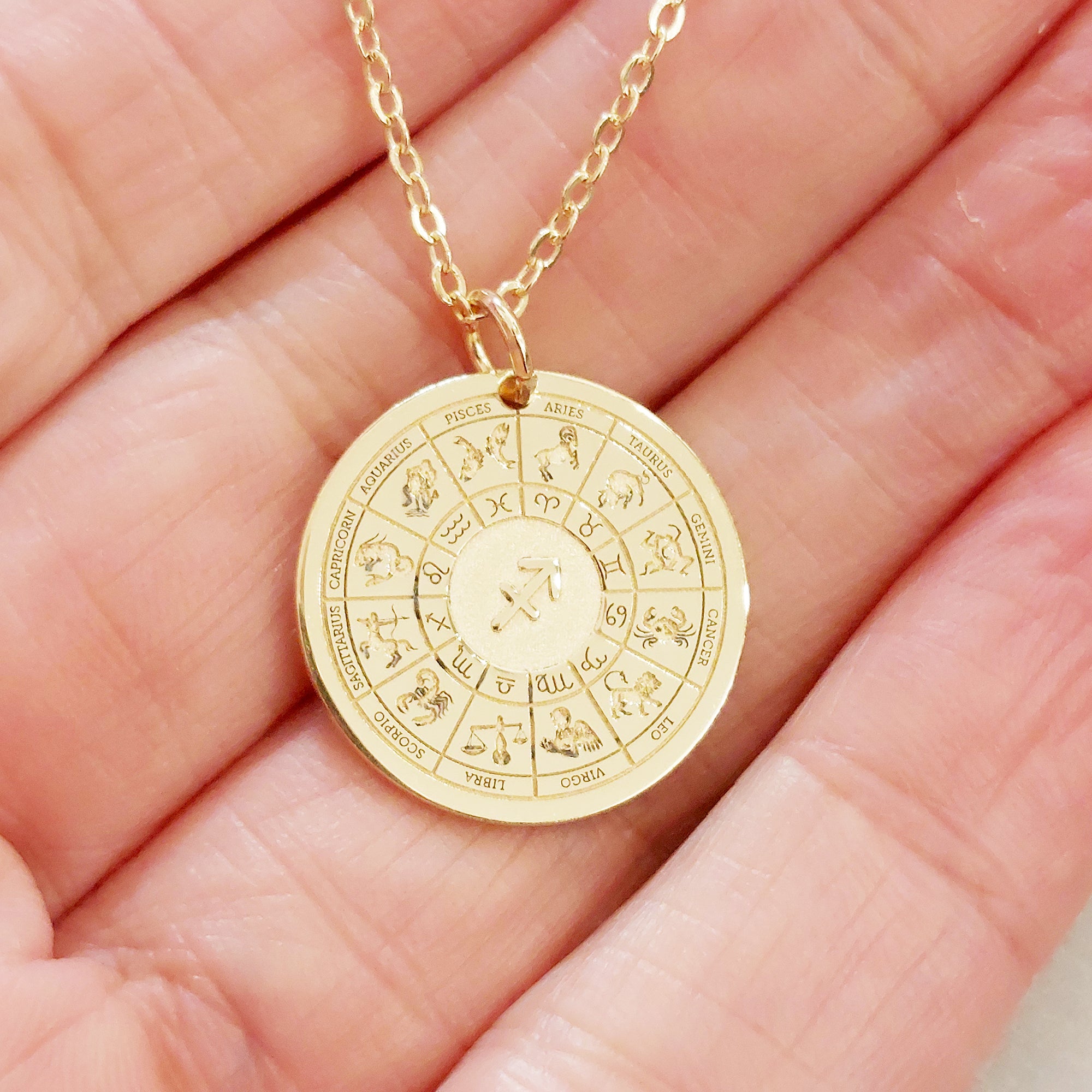 Sagittarius Zodiac Necklace