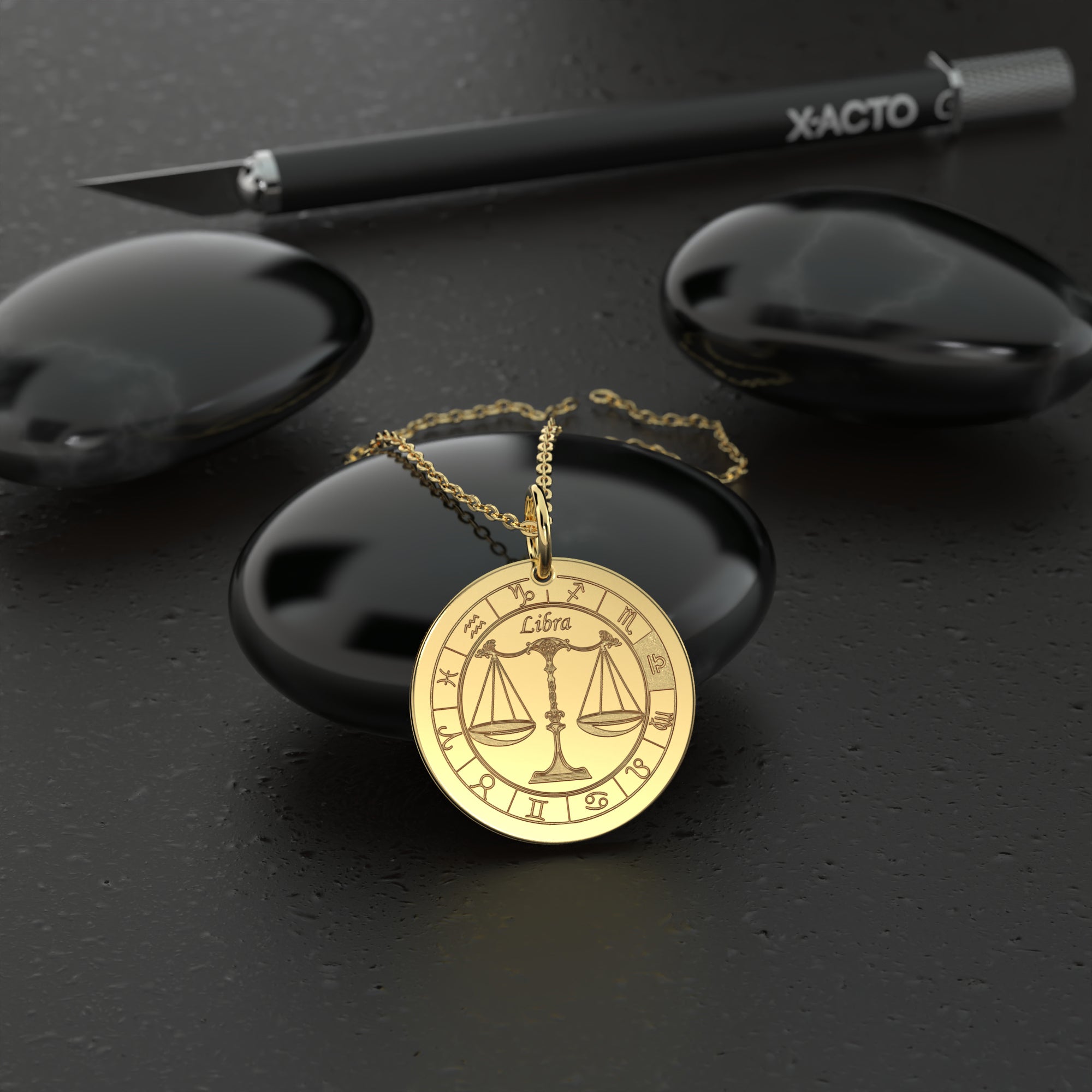 Libra Zodiac Necklace