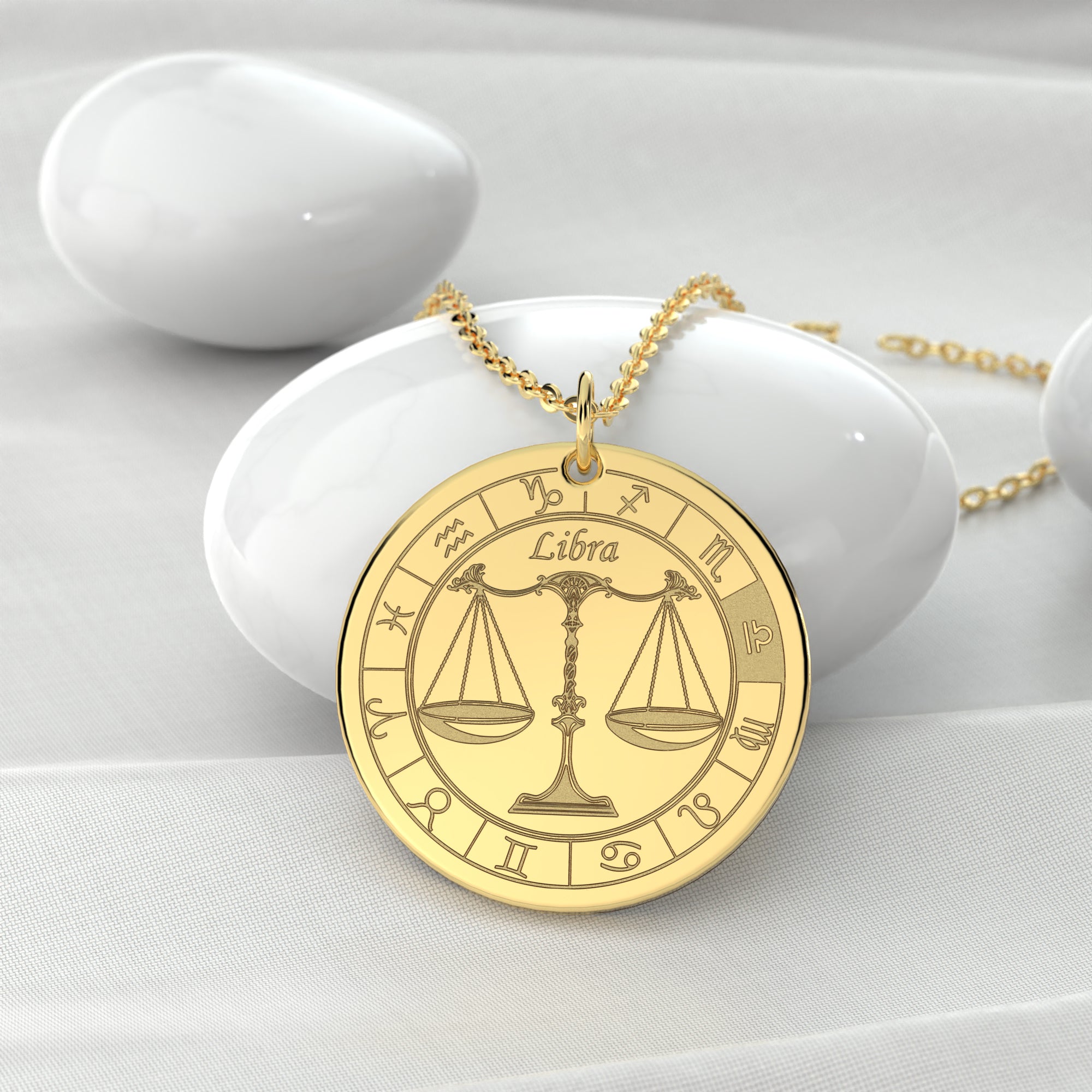 Libra Zodiac Necklace